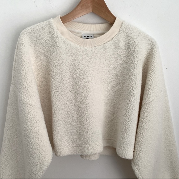 Aritzia Sunday Best Lupa Teddy Sweater - Picture 8 of 9